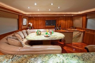 MY True North -  Galley Guest Seating